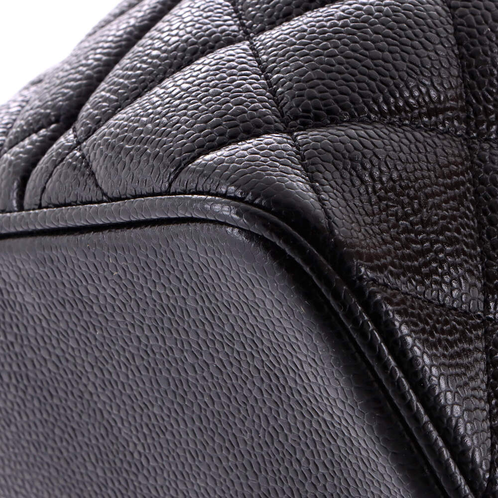 Chanel Medallion Tote Quilted Caviar #249666C27B - Picture 7 of 8